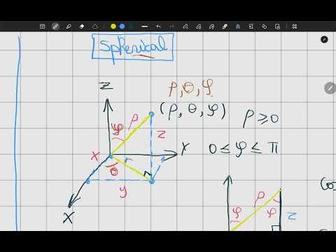 3D Coordinate Systems Visualized: Rectangular, Cylindrical & Spherical