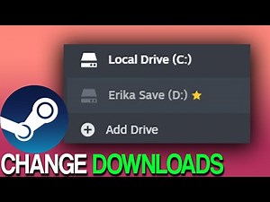 How To Install Games on Your Second Drive Steam!