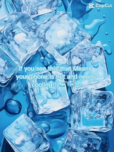 Please cool down your phone