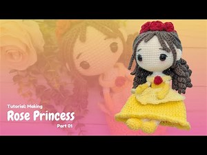 Tutorial: How to Crochet Belle pt 1 | Storybook-Inspired Amigurumi Tutorial for Disney Fans