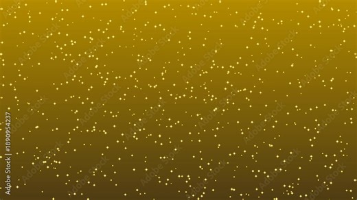Glamorous Golden Shimmer Sparkle Effect 4K Animation - Luxury Glitter Stars Twinkle Overlay for Wedding Film Award Ceremony Christmas Holiday Celebration Festive Premium Cinematic Background Loop