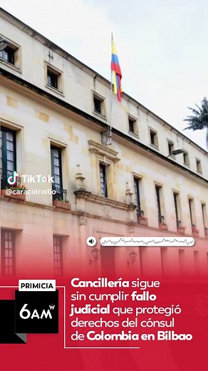 #6AMW | El Juzgado Primero de Ejecución de Penas y Medidas de Seguridad de Bogotá volvió a requerir a la Cancillería luego de advertir que la entidad no ha dado cumplimiento efectivo a la decisión judicial proferida el 14 de enero de 2026, que amparó los derechos a la estabilidad laboral relativa, mínimo vital y seguridad social del funcionario. En su decisión, el juzgado ordenó al Ministerio de Relaciones Exteriores que, en un plazo no mayor a 48 horas, adoptara medidas afirmativas en favor de