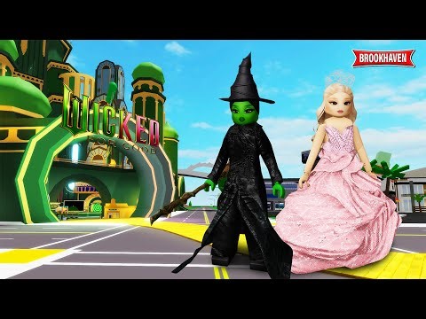 NEW UPDATE!! How To Become WICKED FOR GOOD In Brookhaven - Roblox