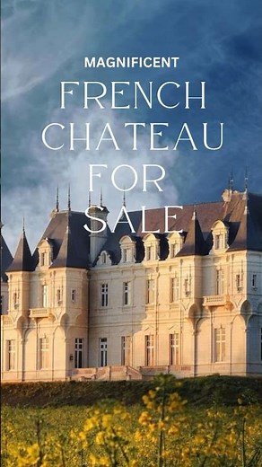 The Perfect French Chateau for sale. #frenchchateau #shorts #short #luxuryhomes