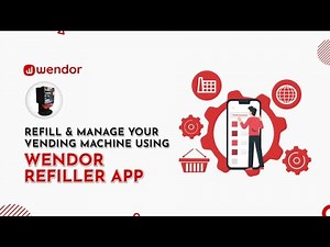 How to refill and manage your vending machine inventory using an app | Vending machine app [Wendor]