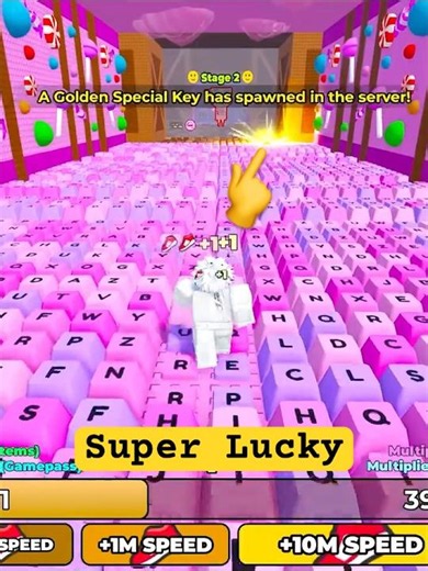 I'm Super Lucky In Keyboard Escape #usa #roblox #keyboardescape
