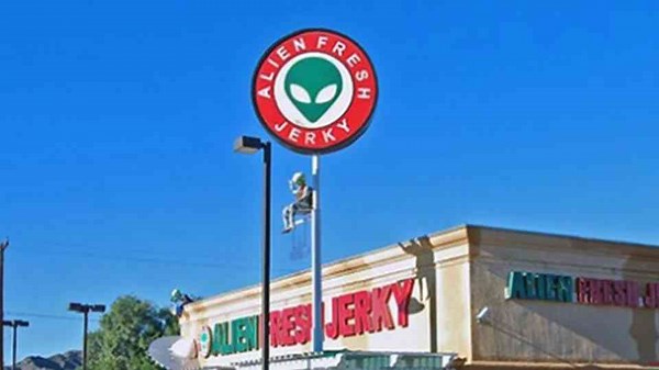 UFOs, Jerky, and an Alien Trump: The Wildest Pit Stop on I-15