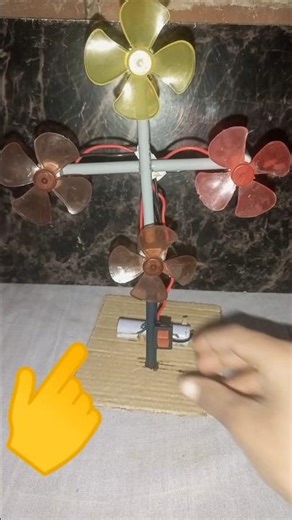 how to make mini fun at home #experiment #fun #dcmotor #shorts