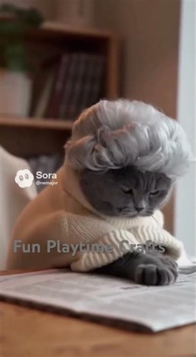 Funny Sad Cat , Sentimental Rainy Day Aesthetic Kitten Video