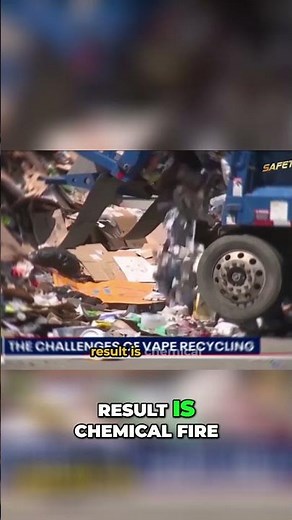 Vape Batteries Explode: The Fire Hazard You NEED to Know! #shorts