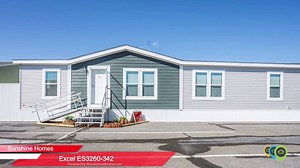 9.8K views · 57 reactions | Sunshine Homes presents the Excel ES3260-342 This elegant home has 3 Bedrooms, 2 Bathrooms, and is a total of 1680 SQ.FT. Learn more about this home by clicking the link: https://www.manufacturedhomes.com/manufacturer/home/223599/sunshine-homes/red-bay/excel/es3260-342 | Manufactured Homes | Facebook