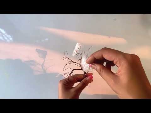 DIY realistic laburnum tree 🌼|| golden chain or gloden rain tree 🌳 #diy #youtube #viral #nature