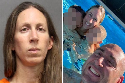 NJ cop suspended after she was charged with hubby for allegedly having sex in front of their kids, sharing nude photos