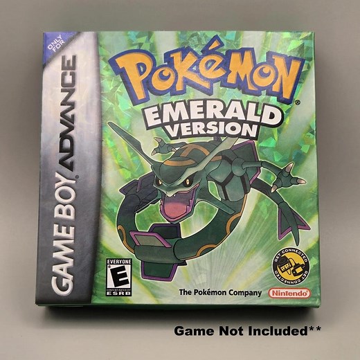 Pokemon Emerald Box & Inner Tray **no Game Included** - Etsy