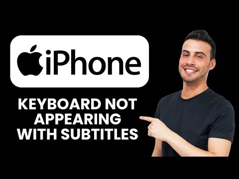 How to Fix iPhone Keyboard Not Appearing With Subtitles 📱 Restore Typing and Text Input Fast