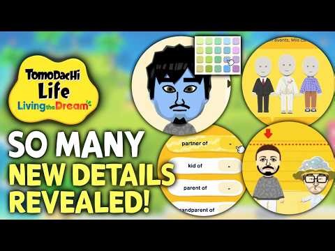 So MUCH New Gameplay & Details Revealed - Tomodachi Life: Living The Dream