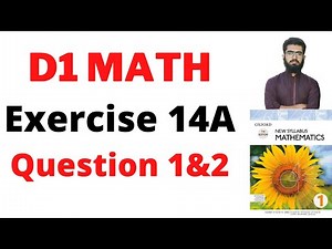 D1 Exercise 14A Question 1 & 2 || d1 math ch 14 solution