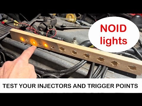 How to test fuel injectors and trigger points using homemade NOID lights.
