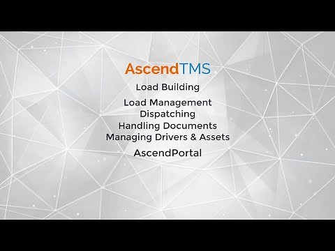 FULL AscendTMS Operations Training!