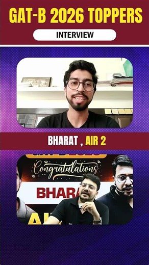 AIR 2's Secret Study Plan for IIT JAM 2027 | Must Watch! 🔥 #iitjam2027 #physicswallah #gatb2026