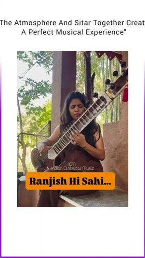 The Vibe And Sitar Blend Into Pure Musical Magic | Ranjish Hi Sahi | Kalyani Deshpande #gazal #sitar