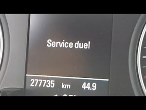 How to reset the "Service" light on an Audi A4?