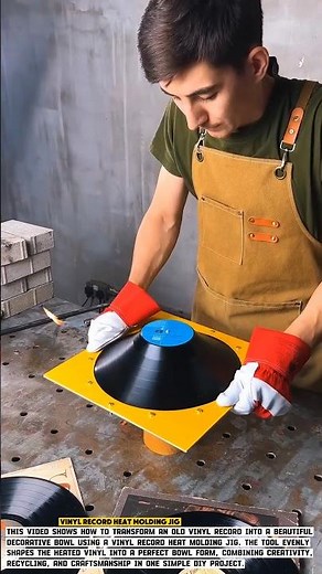 Vinyl Record Heat Molding Jig‼️