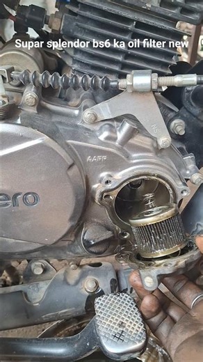 Super splendor bs6 ka oil filter #