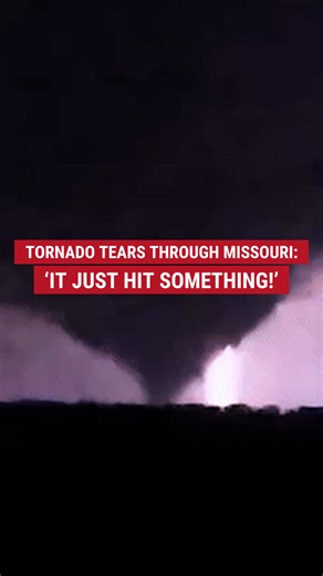 5.7M views · 47K reactions | 'TORNADO ON THE GROUND!' Storm chasers in Missouri captured the terrifying moment a powerful and destructive tornado tore through the state amid a dangerous severe weather outbreak. | Fox News | Facebook