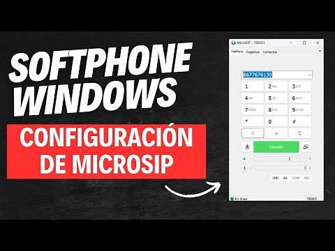 LINEA SIP: Aprende a configurar Troncal SIP en Softphone MICROSIP en 4 minutos
