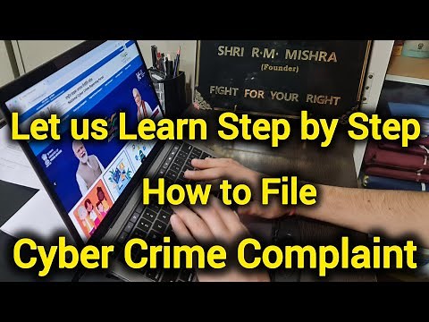 How to file Cyber Crime Complaint on Online Portal ? Detail Video