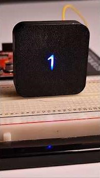 Capacitive Touch Sensor and Addressable LED embedded into this 3D print! #3dprinting