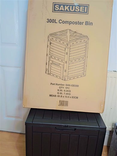 300 Litre Garden Composter Bin#garden #outdoor #storage #organizer #bin