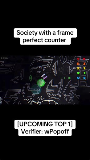 Geometry Dash: Society Extreme Demon Frame Perfect Counter