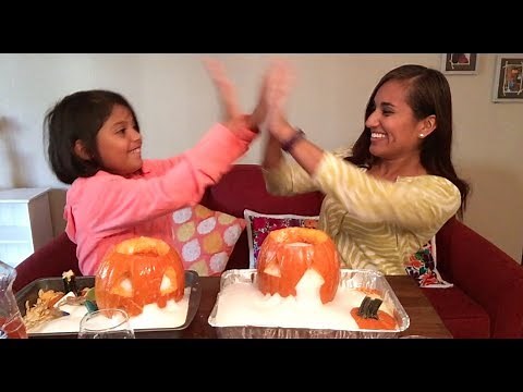 Halloween Pumpkin Volcano - Science Experiment for Kids!