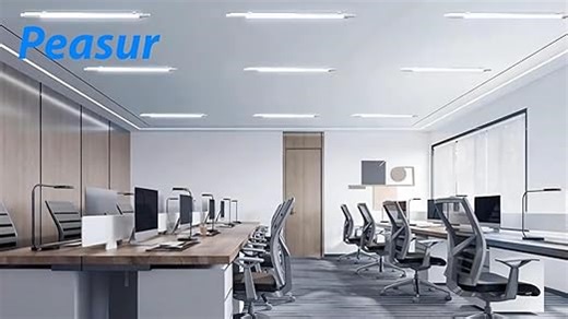 Peasur 2 Stück Feuchtraumleuchte LED 150CM, 3000K/4000K/6500K LED Deckenleuchte Röhre 48W 5280LM Leiste Flach, IP65 Wasserfest Lampe Lichtleiste für Werkstattlampe Kellerlampe Leuchtstoffröhre