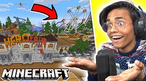 NEW MINECRAFT AMUSEMENT PARK (WORKING)