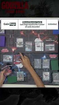 GODZILLA Card Game Tutorial featuring ESD01 vs ESD02