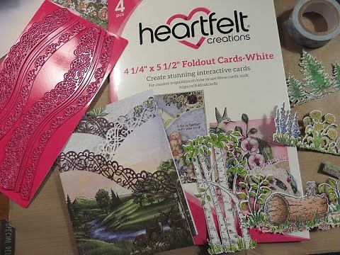 How To Tutorial Heartfelt Creations Fold Out Card
