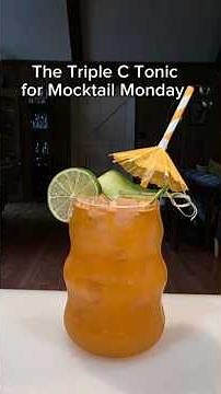 The Triple C Tonic for Mocktail Monday: It's fresh, earthy, subtly bitter, and perfect for summer.