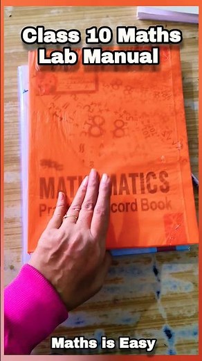 Class 10 Maths Lab Manual| Lab Activity Class 10 #practical #mathspractical #shorts #labmanual #math