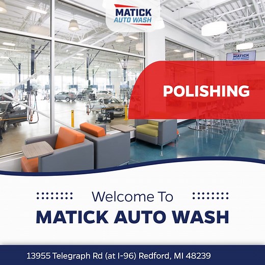 We are Matick Auto Wash, Michigan's largest car wash! With two express tunnels, you never have to wait for your car to get sparkling clean! 🚗🫧 | Matick Auto Wash