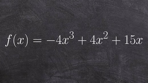 Using end behavior, zeros and the Intermediate Value Theorem to graph a polynomial