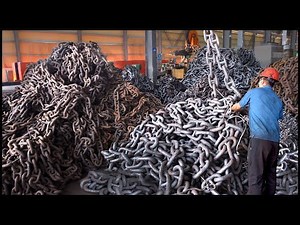 Amazing Chain Making Process！Mass Production Factory！