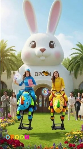 Generating Electricity via Rhinoceros Rider? Rabbit AI Power Generation Kindergarten.