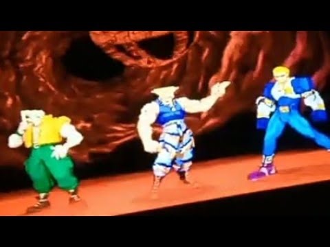 Ps2 Marvel vs Capcom Guile Nash Captain commando