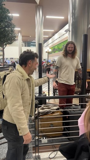 When you’re at the airport about to catch a flight to Europe and a familiar song starts playing 😎 #IWOABTD | Old Dominion