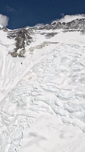 Aerial view of Everest camp 3 during Helicopter 🚁 search and rescue on Everest after missing few climbers 🧗‍♀️. #everest2023 #rescue #mountaineering #helicopter #pilot #climber #himalaya #14peaks #deathzone #nepal #adventures | Tashi Lakpa Sherpa