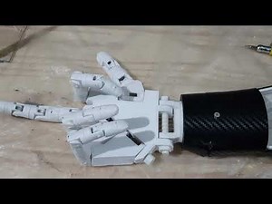 Mano Antebrazo Bionico Sensor Emg/bt Robotica Arduino