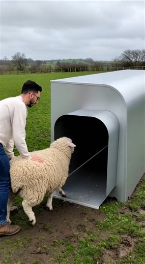 Magic sheep shearing machine #farming #shortsviral #automobile #homesheephome #sheepshearing #sheep